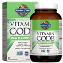 Zahrada života vitamin B Komplex, 60 Vegan Kapsle, High potency Vitamíny pro energii a metabolismus s B6, Folát & B12 jako Methylkobalamin Plus Probiotika
