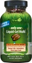 Irwin Naturals Only One Liquid- Gel Multi - 60 Softgels - One- Per- Day Multivitamin se železem, Omega-3 Oils, Antioxidanty a zelené Super Foods
