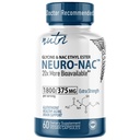 Nutri Neuro NAC dodatek 375mg Extra Strength with 1800mg Glycine - N- Acetyl Cysteine Ethyl Ester - 20x Více biodostupný - Boost Glutathione 10x Více - 90 Vegan Kapsle - 3. strana Testováno