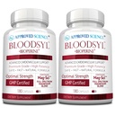 Schválená věda Bloodsyl - Podporuje krevní tok - Hawthorn Berry, hořčík, BioPerine - Vegan - 180 Kapsle - Balení po 2