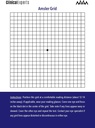 Amsler Eye Grid s magnetickým zápěstím - denně zobrazovací nástroj pro makulární degeneraci a glaukom pacientů klinické odborníky (1 balení)