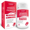 Ženské Probiotics120 miliard CFU 18 Strava 3 Prebiotika a stravitelné enzymy Obsahuje organické prebiotické brusinky Zdraví žen Stravovací & imunitní podpora Non- GMO Soy Gluten Dairy zdarma