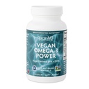 BRAINMD Dr. Amen Vegan Omega33 Power - 60 Plant- Based Softgels - 1,100 mg EPA & DHA - Podporuje zaměření, paměť a srdeční zdraví - Vegan, Gluten Free & Non- GMO - 30 Služeb