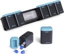 Týdenní Pill Organizátor Magnetický, odstranitelný Pill Box 7 Den 1 čas za den, Velké Pill Pouzdro Cestování, Týden Jednou denně Medicine Disperser, Medicine Container Holder pro dodatek Vitamin, Blue