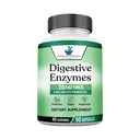 Stravovací enzymy Plus Probiotika & Prebiotika, 120 Veggie Kapsle, Pro Digestion With Amylase, Bromelain, Papain, Lipase, Lactase, Protéza, Papain, Cellulása, Vegan & gluten zdarma, 2 měsíce