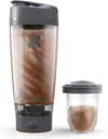 Promixx Pro Shaker Lahvička 124; Dobíjecí, Výkonný pro hladké proteinové třepání 124; zahrnuje Doplněk skladování - BPA zdarma 124; 20oz Cup (Graphite Gray)