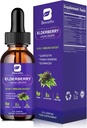 Elderberry Sirup 124; Quercetin Black Elderberry Liquid Drop s Quercetin, Panax Ginseng pro Imunitní podporu 124; Sambucus Elderberry s vitaminem C a zinkem, D3 Virupan 124; Vegan Virupan 124; Non- GMO Virus124; Original