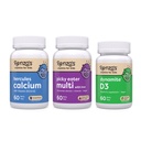 Renzo 's Vitamíny silnější teď Bundle - Picky jedlík děti multivitamin, Hercules vápník, a vitamín D3 pro děti