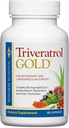 Dr. Whitaker Triveratrol Gold - Zdravý stárnutí dodatek s Resveratrol & Extracts of Aloe Vera, Green Tea, a kurkuma - Poskytuje antioxidant a kardiovaskulární podporu (60 Kapsle)