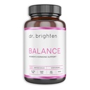Dr. Brighty Balance - Hormon Balance pro ženy s Chasteberry a DIM - Cíle Hormonal Acne, Period Issues, & PMS - Vegan, Non- GMO