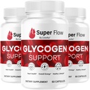 (3 Pack) Super Flow Glycogen - SuperFlow Glycogen Support Kapsle, Super Flow, Glycogen Support Super Flow, Oficiální SupperFlow Glycogen Support, Super Flow Glyco Optimizer, 90 Kapsle na 3 měsíce