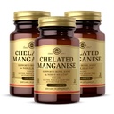 Solgar Chelated Manganese - 100 tablet, balení po 2 tabletách - podporuje kostní, kloubní a nervové zdraví - Non- GMO, Vegan, Gluten Free, Dairy Free, Kosher - 200 Total Servings