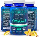 Omega 3 Fish Oil 2000 mg - High EPA 820 mg + DHA 620 mg - 180 Triple Strength Burless Lemon Ochucené ponožky