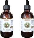 Česnek Alcohol- Free Liquid Extract, Organic Garlic (Allium sativum) Sušený prášek Glycerite Hawaii Pharm Natural Bylinný doplněk 2x2 oz