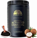 Organické Activated Coconut Charcoal Powder Ideal for Supports Skin, Tělo, Oral Health, Bělení zubů crust 124; Dietní dodatek (25 Oz (balení po 1))