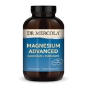 Dr. Mercola Magnesium Advanced - Podporuje kostní, kloubní a mozkové zdraví - přispívá k více klidový spánek - Non- GMO, gluten- Free & Soy- Free - 270 Kapsle (90 Služeb)