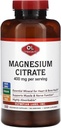 Olympian Labs Magnesium Citrát 400mg - 300 Kapsle - Snadné absorbovatelné, podporující zdravé kosti, zdravé srdce a absorpce vápníku