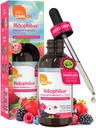 Zahler - Kidophilus Liquid Drops Probiotika pro děti (4 Fl Oz) Certified Kosher Kids Probiotic for Health Digestion & Imunitation Supplement - Ovocný punč Ochucené dětské Probiotické kapky