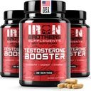 Testosteron Booster pro muže - Estrogen Blocker - dodatek přírodní energie, síla & Stamina - Lean Muscle Growth - Promotes Fat Loss - Zvýšení mužského výkonu (3 láhve)