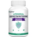 Orgabay Liposomal Quercetin Phytosome 1600 mg, Bromelain 200mg, Zinek 30mg, Vitamin C Turmeric 40 mg, Nejvyšší absorpce, Quercetin Complex, 60 Softgels