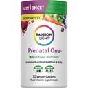 Rainbow Light High- Potency Prenatal One Multivitamin, Prenatal Health Multivitamin podporuje maminčina zdraví a vývoj dítěte, S vitamínem C, Vegan, 30 Počet