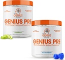 Geniální předcvičení doplněk Bundle - Blue Raspberry & Sour Apple - Caffeine- Free / Stimulant- Free