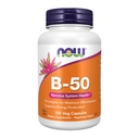 Nyní Potraviny doplňky, Vitamin B-50 mg, Energie Produkce *, Nervový systém Zdraví *, 100 Veg Kapsle