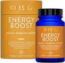 FRISKA Energy Boost enzym a Probiotika Dodatek, Promotes Lepší strava a energie pro muže a ženy, Gut zdraví, 30 Kapsle
