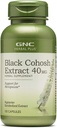 GNC Herbal Plus Black Cohosh Extract 40mg Dodatek, Vegetariánské, Podpora Menopauzy, 100 Služeb