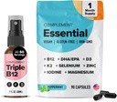 Doplněk Základní Vegan Multivitamin & Triple B12 Spray Bundle - Komplexní nutriční podpora Plant- based diety