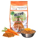 Olewo Původní Mrkev pro psy - Fiber for Perfect Poop, Dehydrated Dog Food Toppers for Picky Eaters, Natural Skin & Coat Support, Multivitamin, Probiotics for Digestive & Gut Health, 1 LB