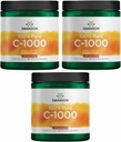 Swanson Vitamin C Powder 100% Čistá kyselina askorbová, Podpora imunitního systému, Zdraví kůže, Kardiovaskulární zdraví, Antioxidant dodatek 1000 mg (per Serving) 1 LB. 454 g (3 balení)