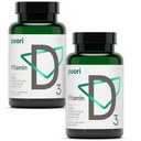Puori Vitamin D3 Softgels, 2500 IU (62, 5 mcg) - Rychlé absorbování Vitamin D3 Doplňky pro podporu imunitního systému, zdraví kostí a hustoty a zdravé svalové funkce - Non- GMO & Gluten- Free - 240 Počet