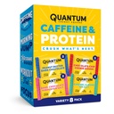 Quantum Energy Square: Energy Bar s kofeinem & 10g protein. Delicious Health Snack On The Go. (Vegan, gluten- free, Soy- free, Dairy- free) (Variety 8-Pack)