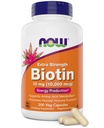 Foods Extra Strength Biotin 10,000mcg / 10 mg - 200 Počet - Vlasy, kůže, hřebík - Dodatek pro muže a ženy - B7 Vitamin - Vegetarián, Vegan, Non- GMO