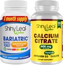Bariatrické multivitamin- iron- zdarma pro ženy a muže plus vápník Citrát s vitamínem D3, Snadná polykací Kapsle, Neochucené - 1 měsíc Dodávka