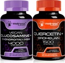 WELLNESS LABSRX Glucosamine Chondroitin MSM PHARMA124; Quercetin s tobolkami Bromelain