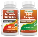 Kurkumin 1500mg a komplex B- 100