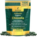 Biogenesis Organic Chlorella Mini Tablety - 1000 Počet (200mg) 124; Australian Grown Factory 124; Bohaté na chlorofyl, Vitamíny & Minerály 124; Podporuje energie & imunitu 124; Vegan Mini Tablety