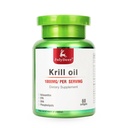 JulyDeer Antarktický krilový olej 1000 mg s Omega-3s EPA, DHA, Astaxanthin a fosfolipidy 60 Softgels dodatek č. Fishy Aftachment for Joint, Heart, Brain and Immunity