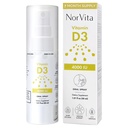 Vitamin D3 Spray 4000 IU (215 Servingů) - vysoká absorpce, Vegan, podporuje kostní a imunitní zdraví, absorpce vápníku - denní perorální vitamin D Spray