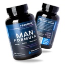 Výživa - Man + Formule, Podpora energie, Podpora svalů, a Prostate Zdravotní doplňky pro muže s vitaminem E, Saw Palmetto, Red Korean Ginseng, a další, 120 Kapsle