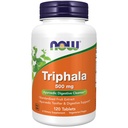Nyní Potraviny doplňky, Triphala 500 mg, kombinace Harada, Amla a Behada, 120 tablet