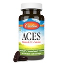 Carlson - ACES, Vitaminy A, C, E + Selen, Cellular Health & Immunication Support, Antioxidant, 50 Softgels
