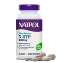 Natrol 5-HTP 200 mg, Time Release, Support a Balanced Mood, Dietní dodatek poskytuje produkci serotoninu po celý den, 30 tablet, až 30 denní dodávky
