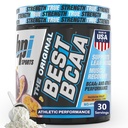 BPI Sports Best BCAA Powder - Muscle Recovery Support - Branched Chain Amino Acids PHAR124; Building Blocks of Protein and Muscle - Post Workout Recovery - Hydration - Passion Fruit, 30 Serings