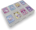 Sanrio Characters Die- Cut Medicine Dodatek přenosné příslušenství Pouzdro Cestování s 8 Subdivision víkem (Mix) Multicolor