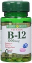 Vitamin B12 od přírody je Bounty, vitamin dodatek, podporuje energetický metabolismus a nervový systém zdraví, 1000mcg, 100 tablet