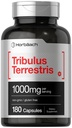 Horbaach Tribulus Terrestris pro muže CLAS124; 1000mg CLAS124; 180 Capsules CLAS124; Extract Supplement CLAS124; Non- GMO a gluten zdarma