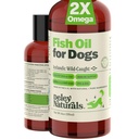 Deley Naturals Dog Fish Oil Island 2X Omega - Psí svědění kůže Relief s Omega 3 6 9 pro alergie, Coat & Heart - Omega 3 Fish Oil for Dogs Skin Irritation - 4oz Omega Oil for Dogs Made in USA